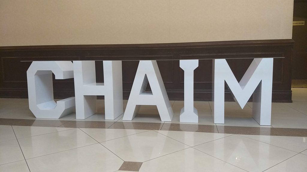 Read more about the article CHAIM’s Bar Mitzvah – Toronto Marquee Letter Table